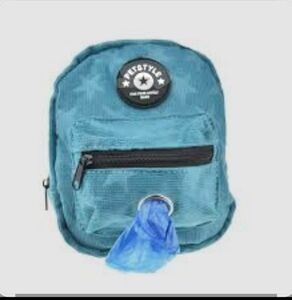 Teal Dog Waste Bag Dispenser Pouch